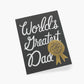 World's Greatest Dad Card