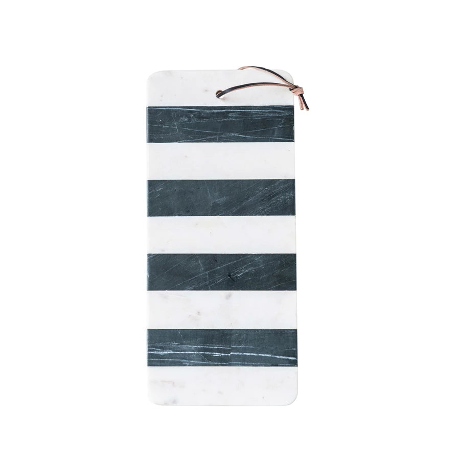 Striped Marble Cheese Board