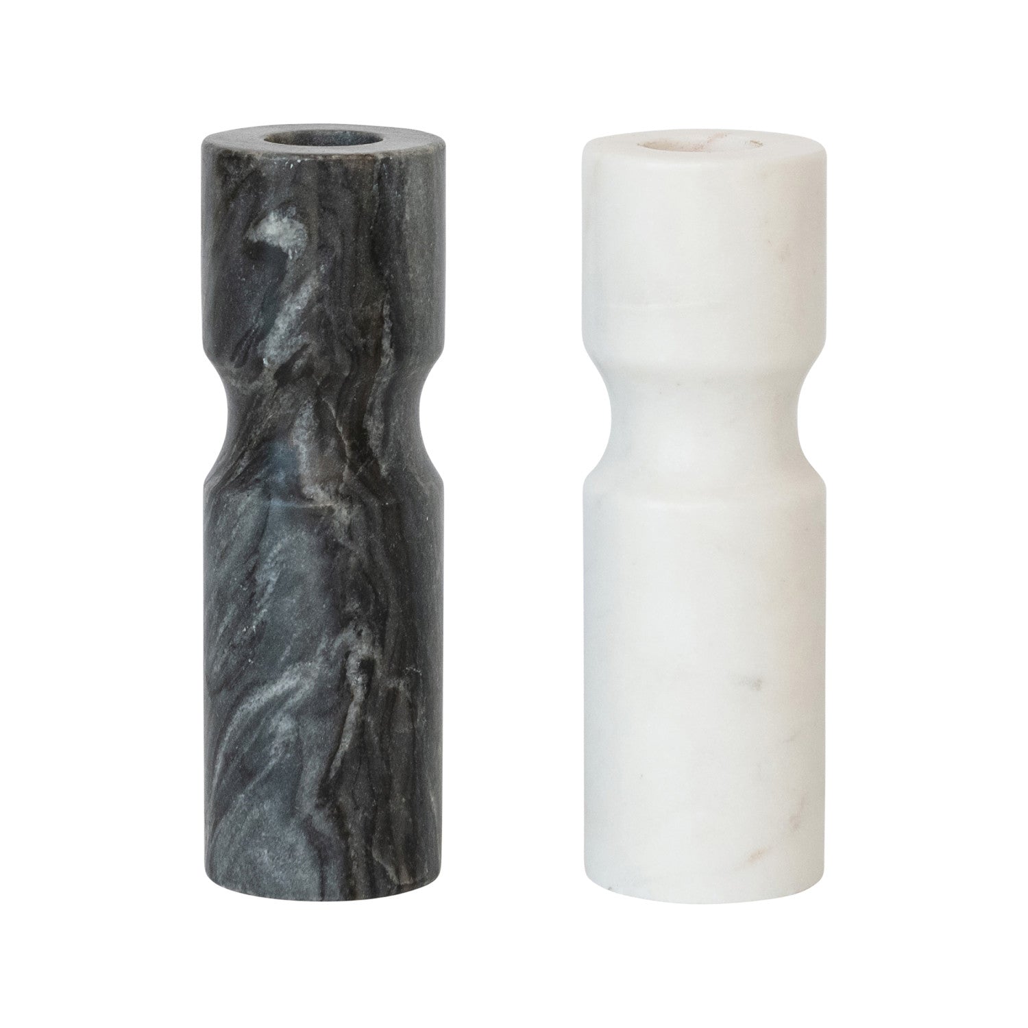 Marble Taper Holder, 2 Colors