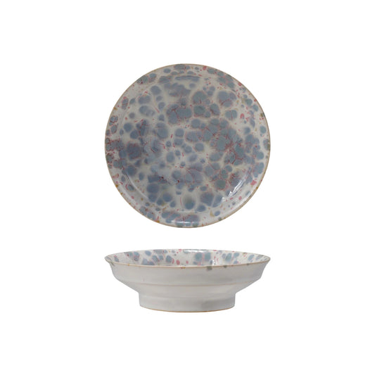Blue Reactive Glazed Bowl