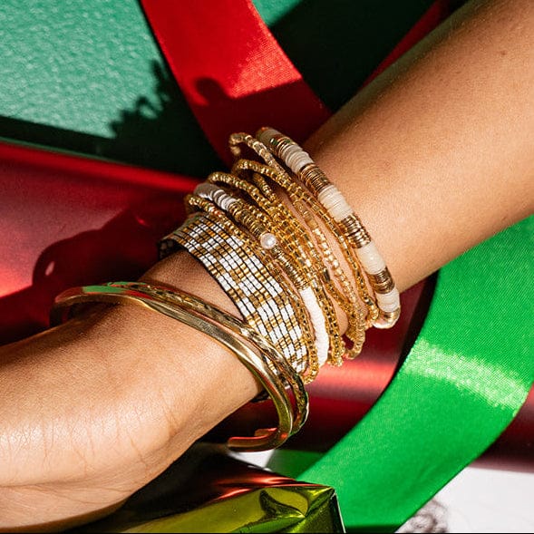 Alex Checkered Beaded Bracelet