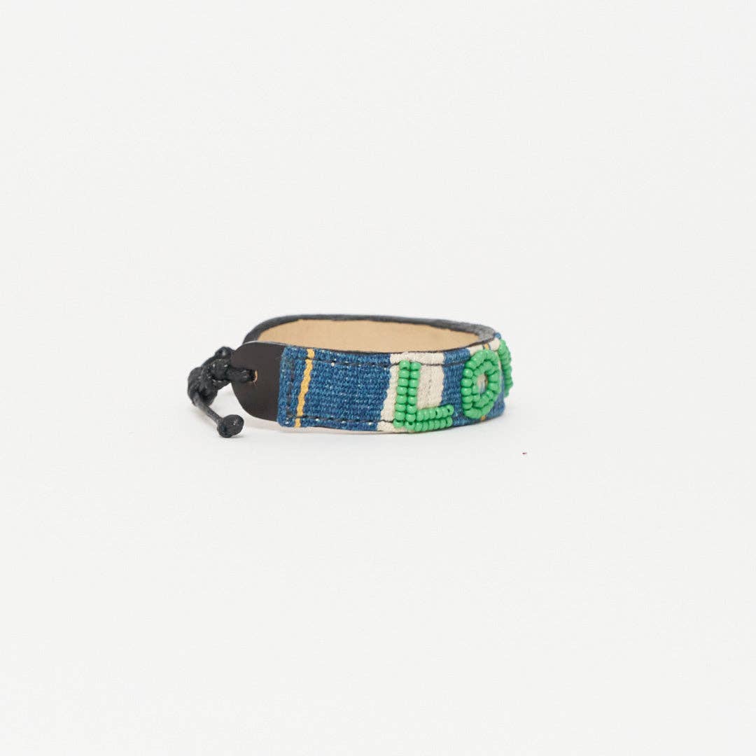 Ubuntu Life Green Love Bracelet
