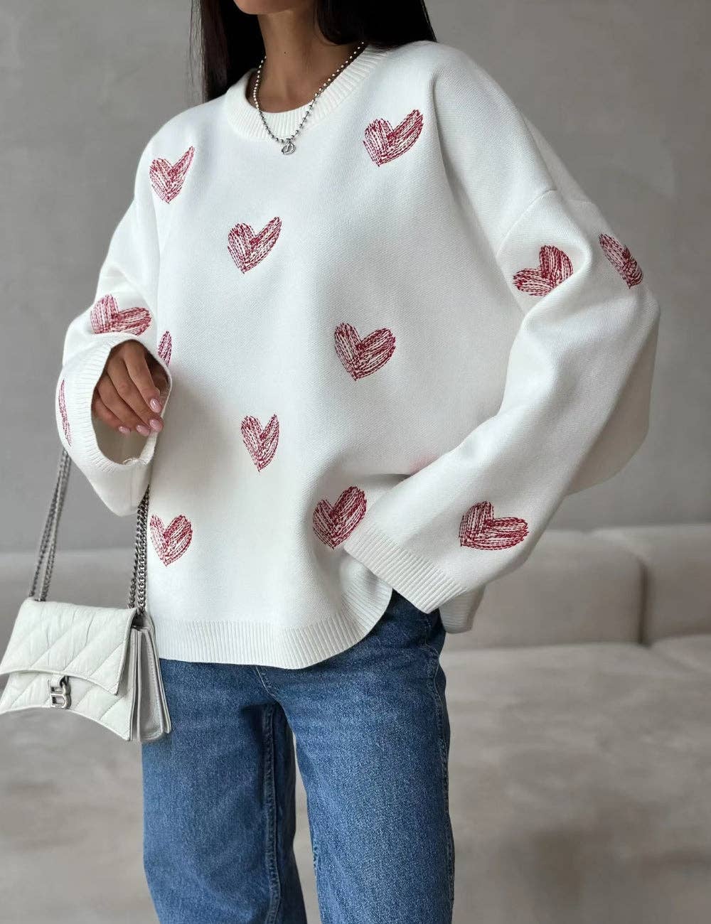 Heart Pullover Sweater