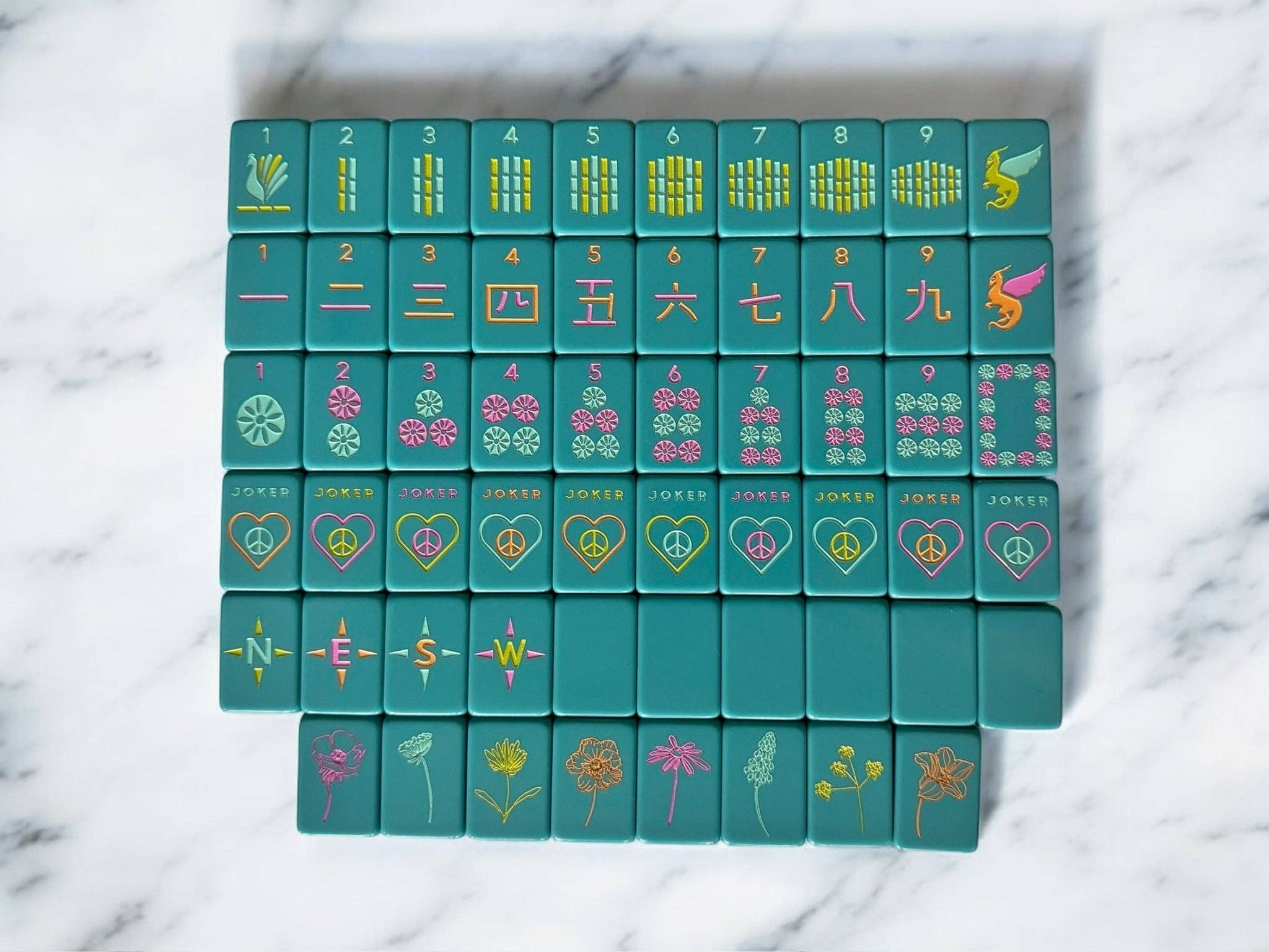 Peace Love Mahjong Set