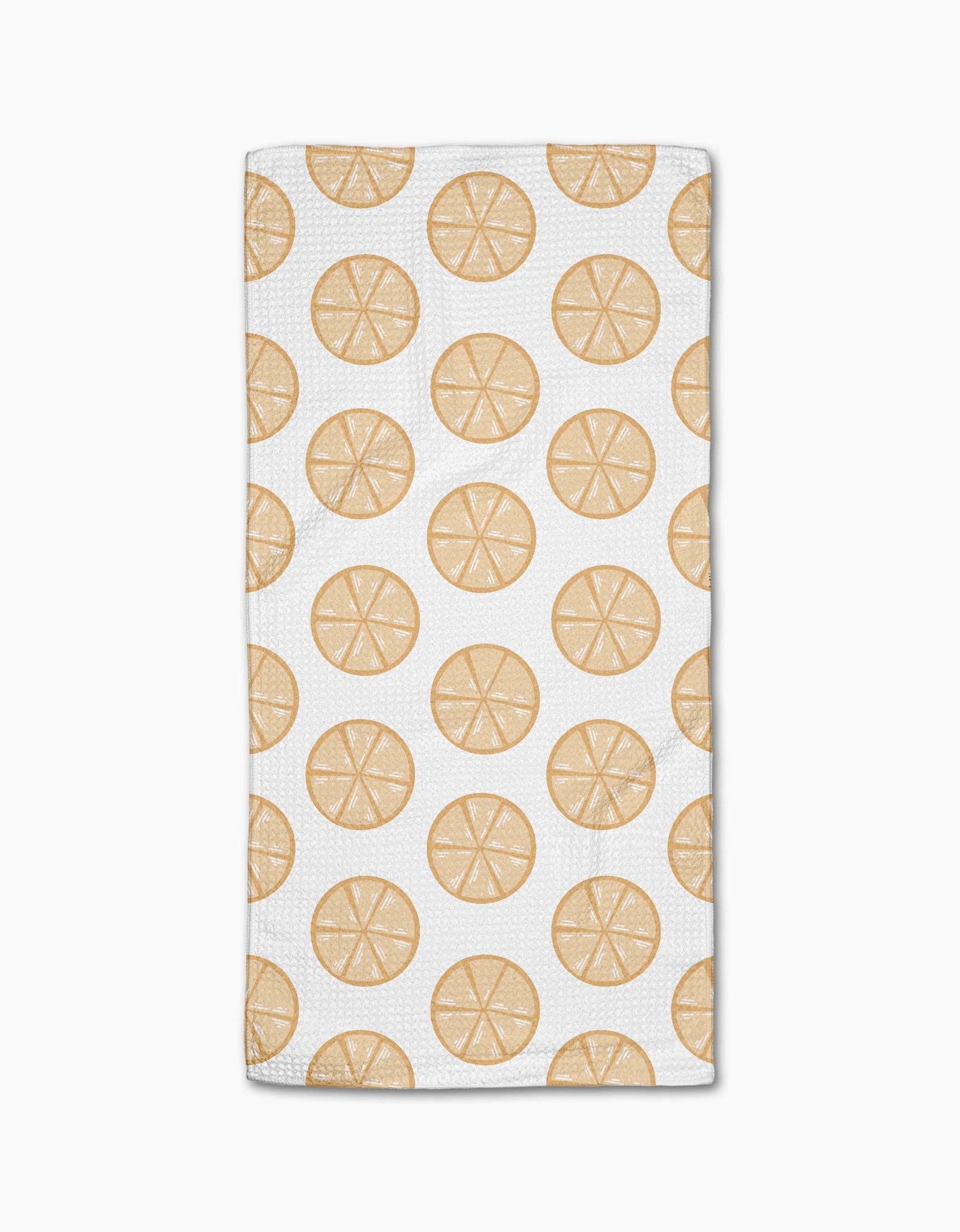 Geometry Lemon Doodles Bar Towel