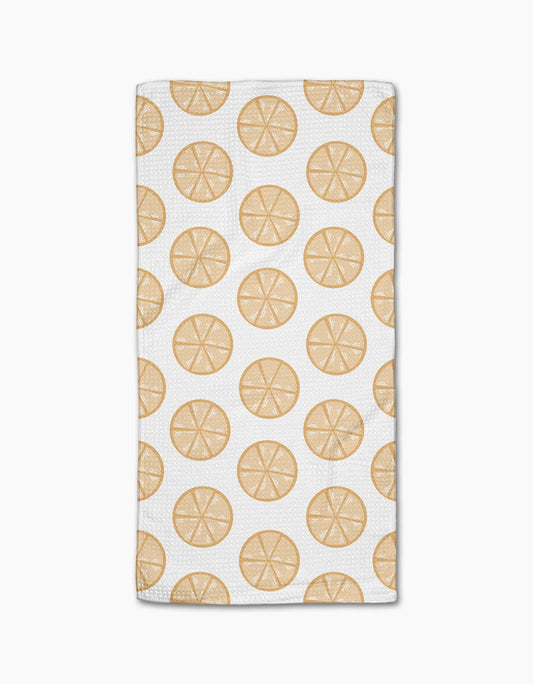 Geometry Lemon Doodles Bar Towel