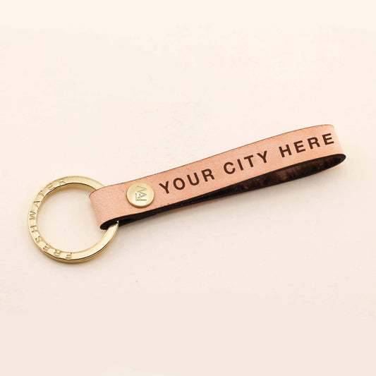 City Skinny Loop Keychain: