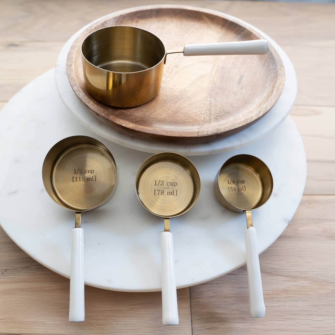 Gold Measuring Cups