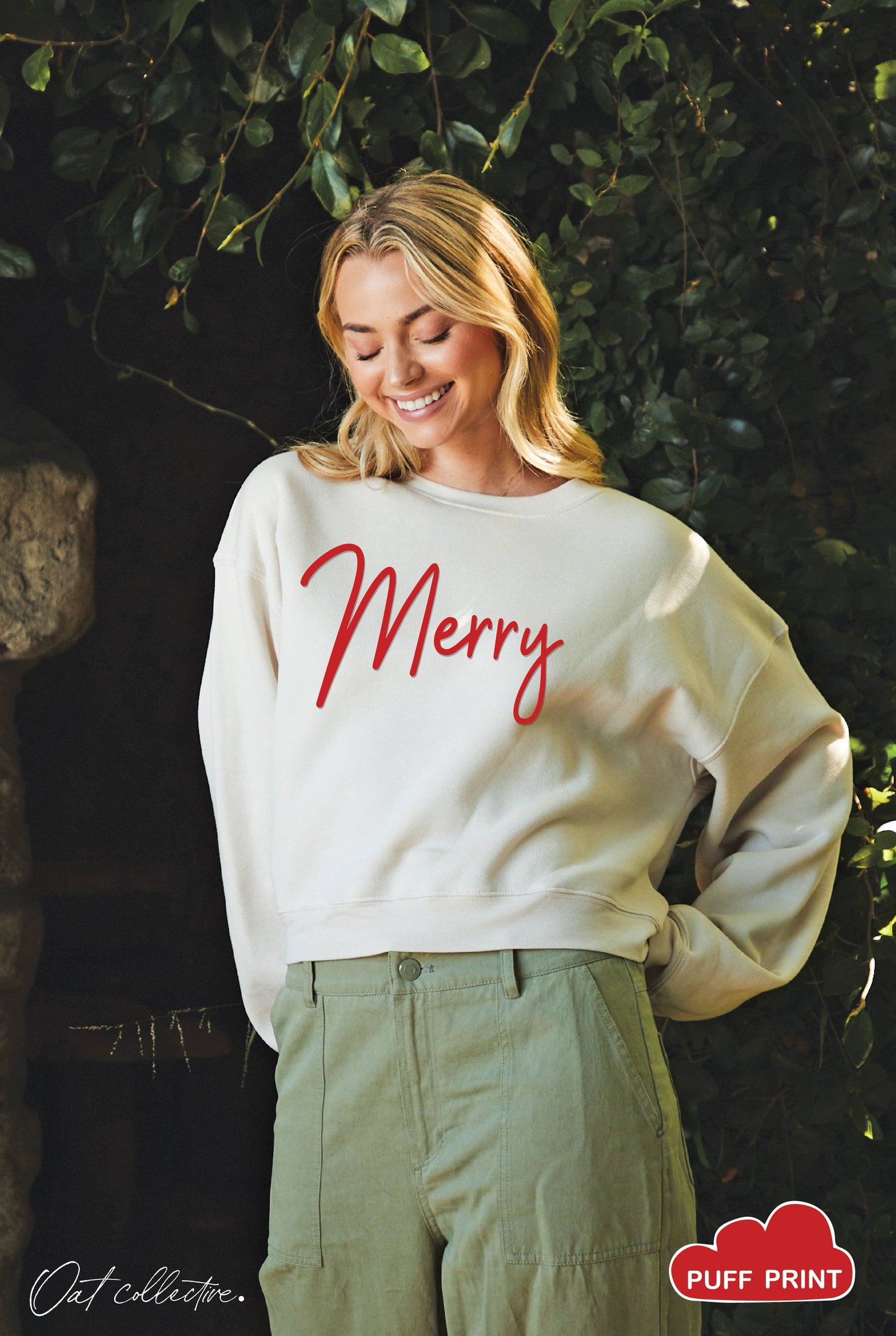 Merry Puff Mid Graphic Sweatshirt