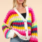 Multi Color Chunky Knit Sweater