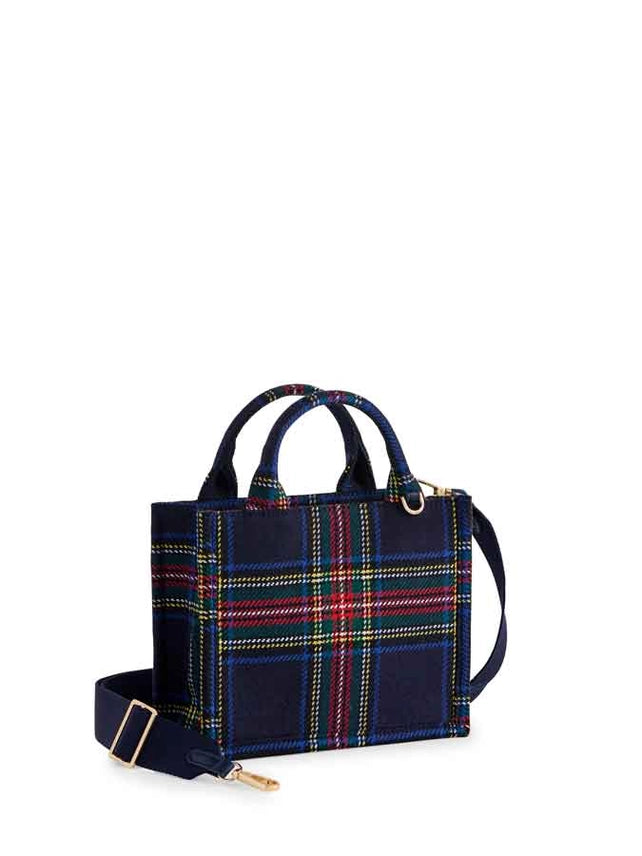 Scottie Mini Plaid Tote