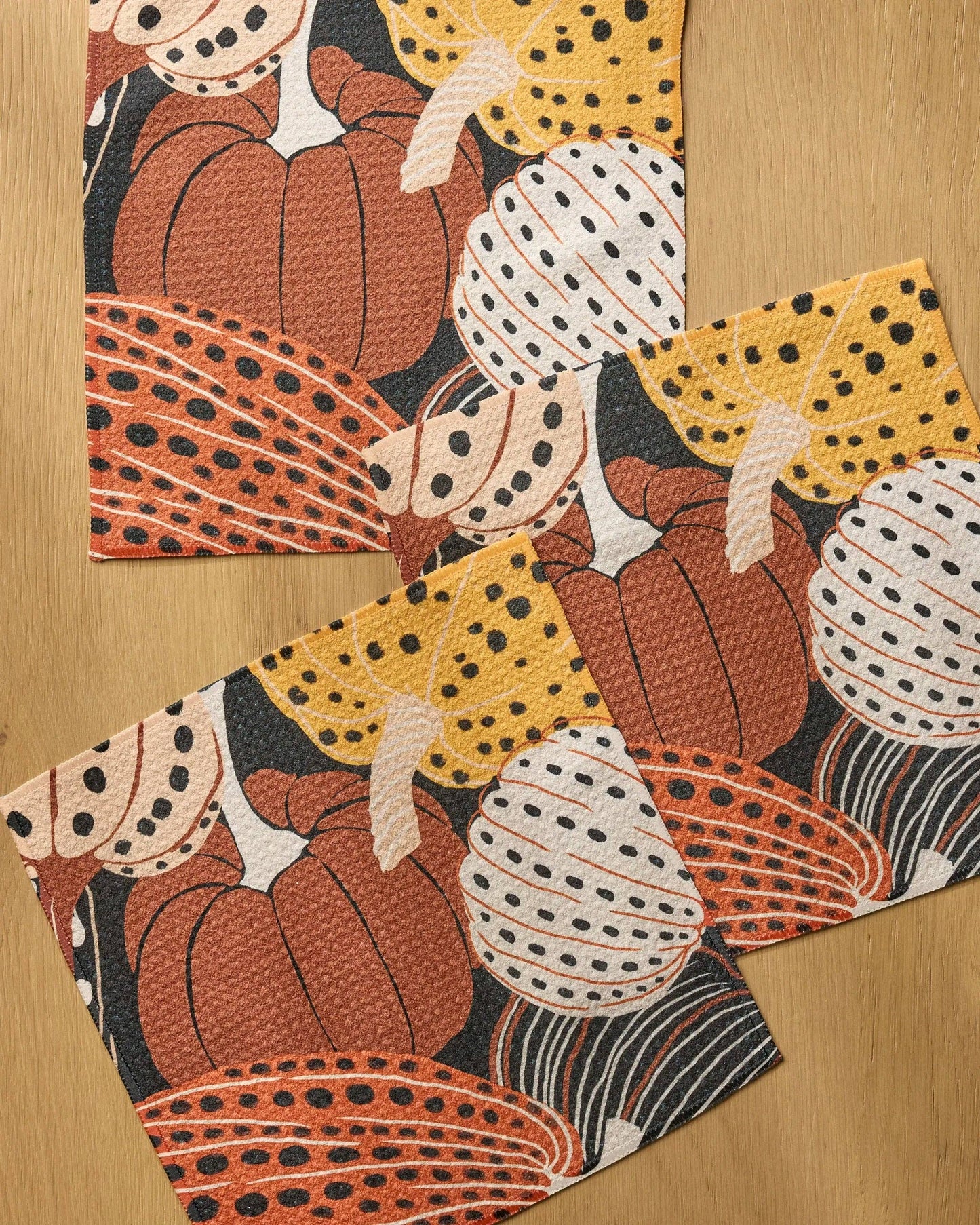 Geometry Painted Patch Dishcloth Set
