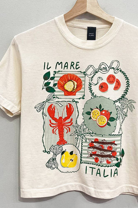 Italia Coquette Stamps Tee