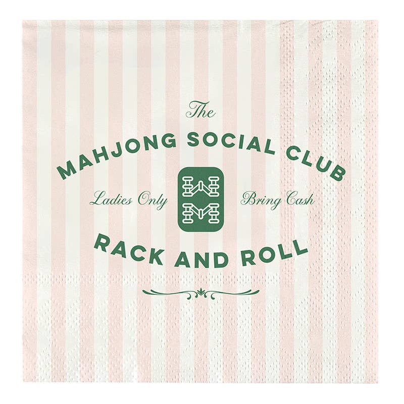 Mahjong Social Club Napkin Set