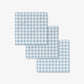 Geometry Blue Gingham Luxe Washcloth Set