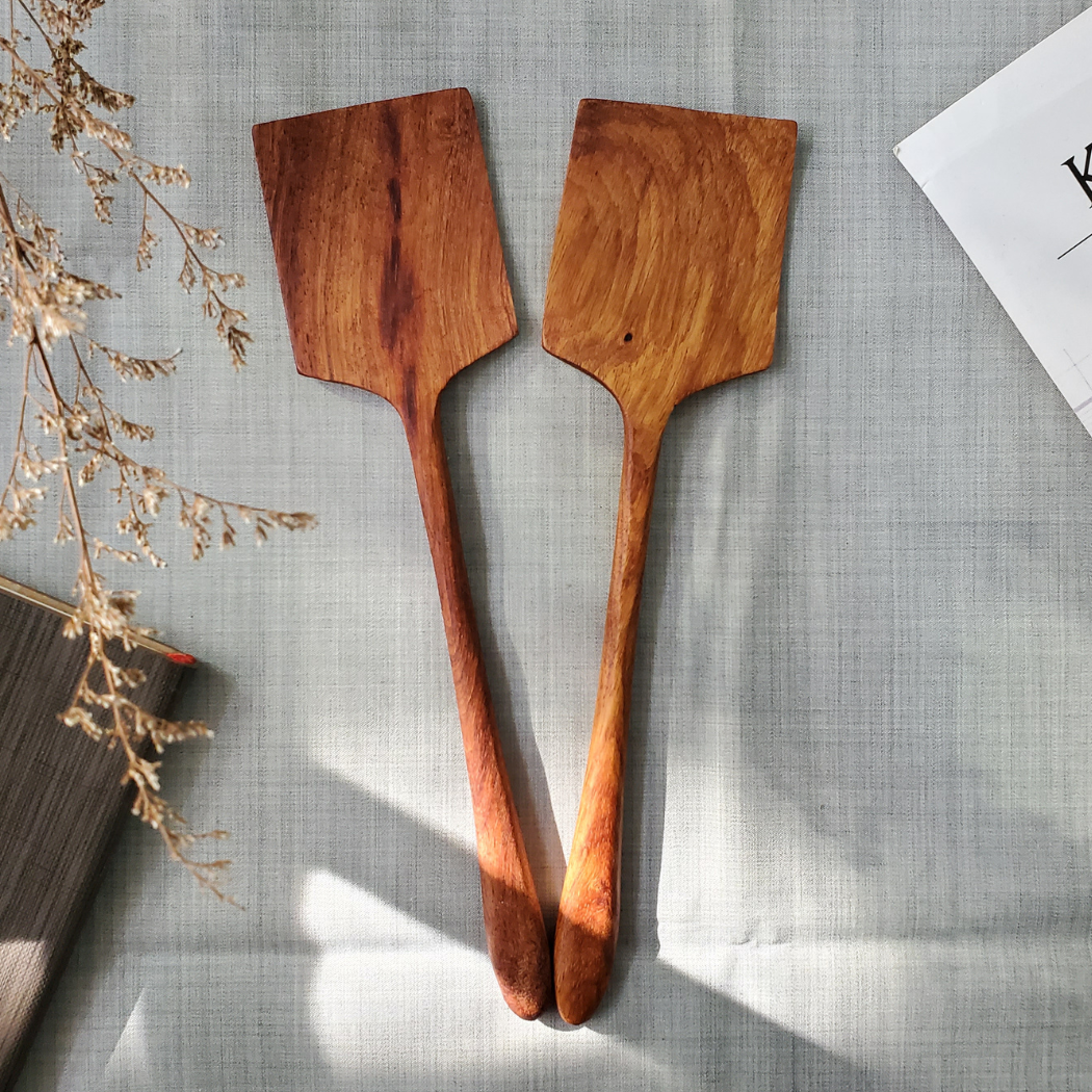 Wooden Curved Spatula