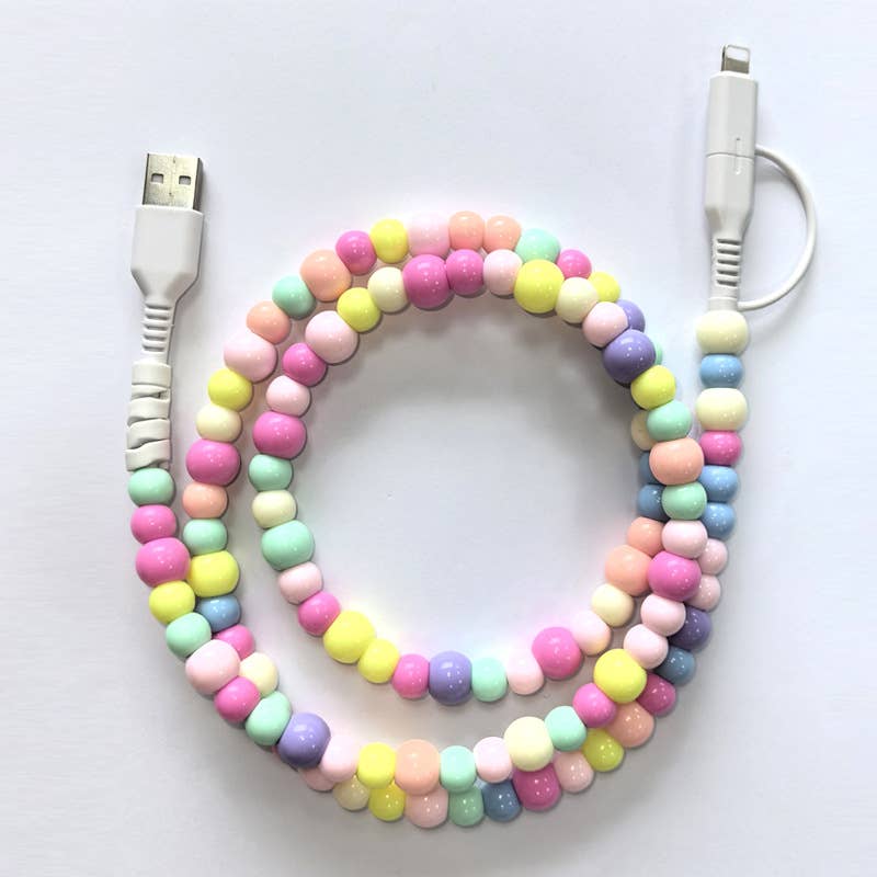 Beaded 2 in 1 Phone Charger