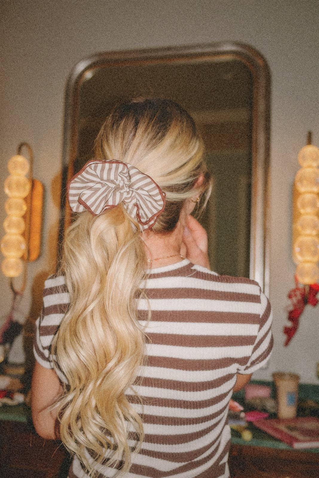 Striped Corset Scrunchie