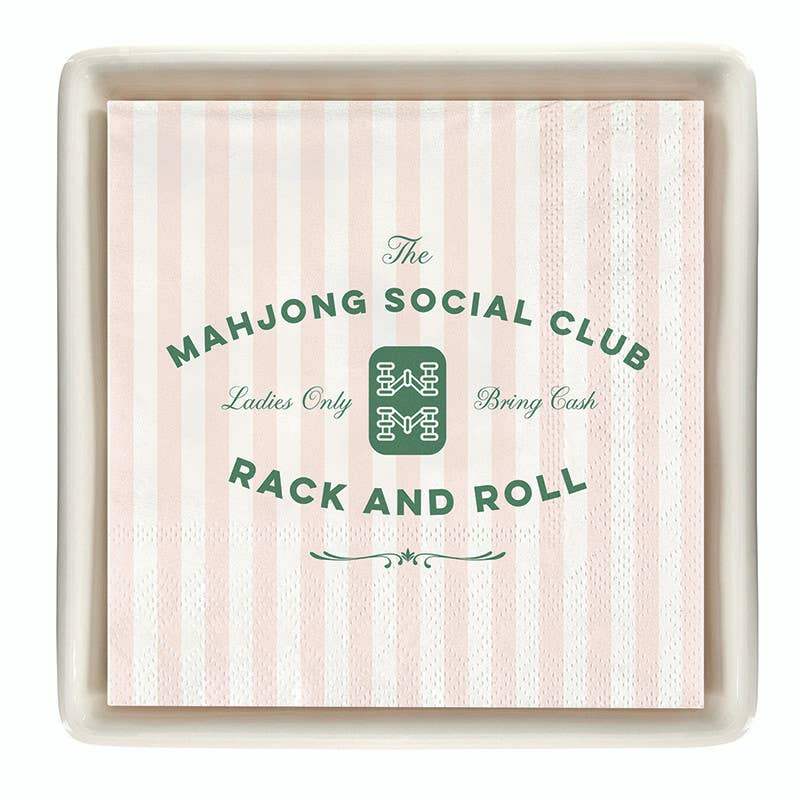 Mahjong Social Club Napkin Set