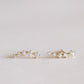 Crawler White CZ Earrings