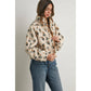 The Willow Floral Sherpa Fleece Snap Jacket
