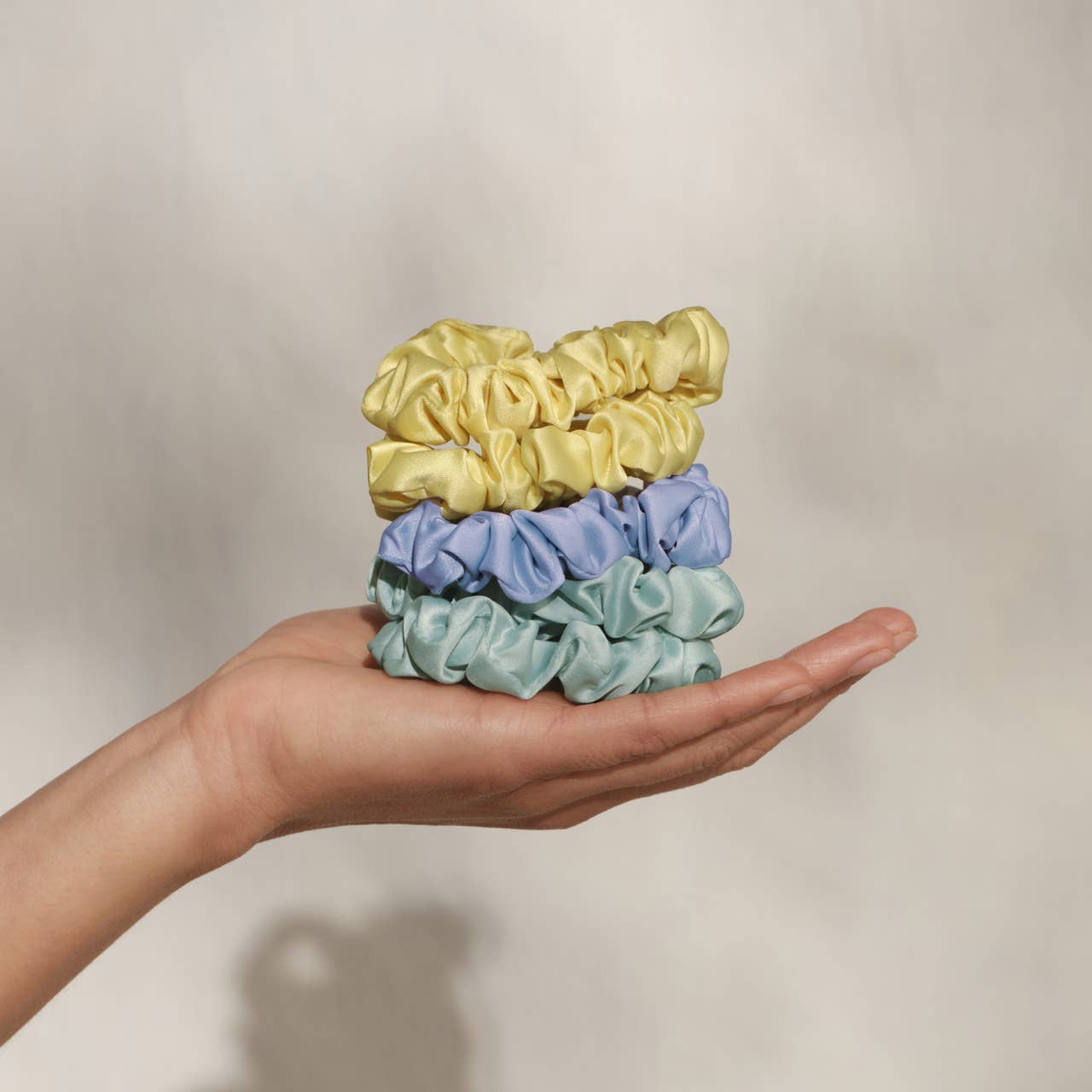 Spring Satin Scrunchie Set