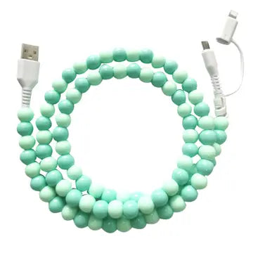 Beaded 2 in 1 Phone Charger