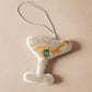 Fabric Beaded Cocktail Ornaments
