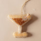 Fabric Beaded Cocktail Ornaments