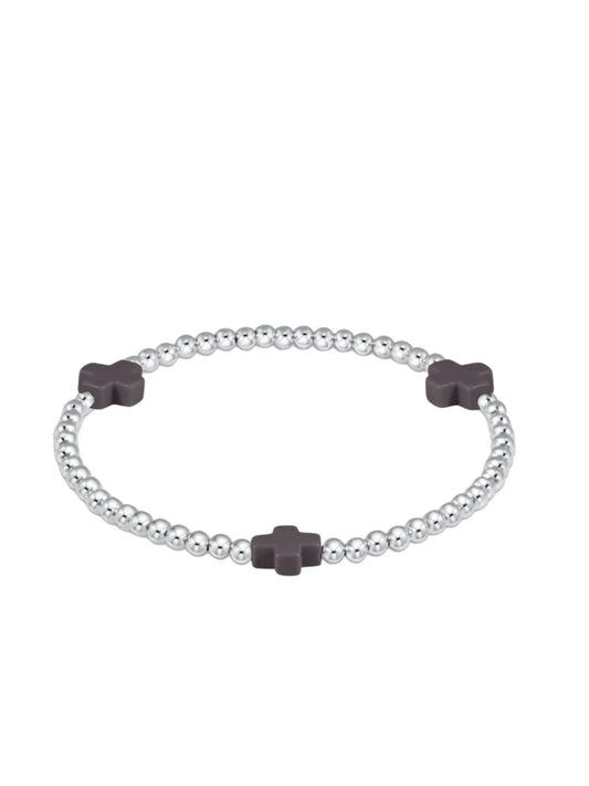enewton Extends Signature Cross 3mm Sterling Bracelet