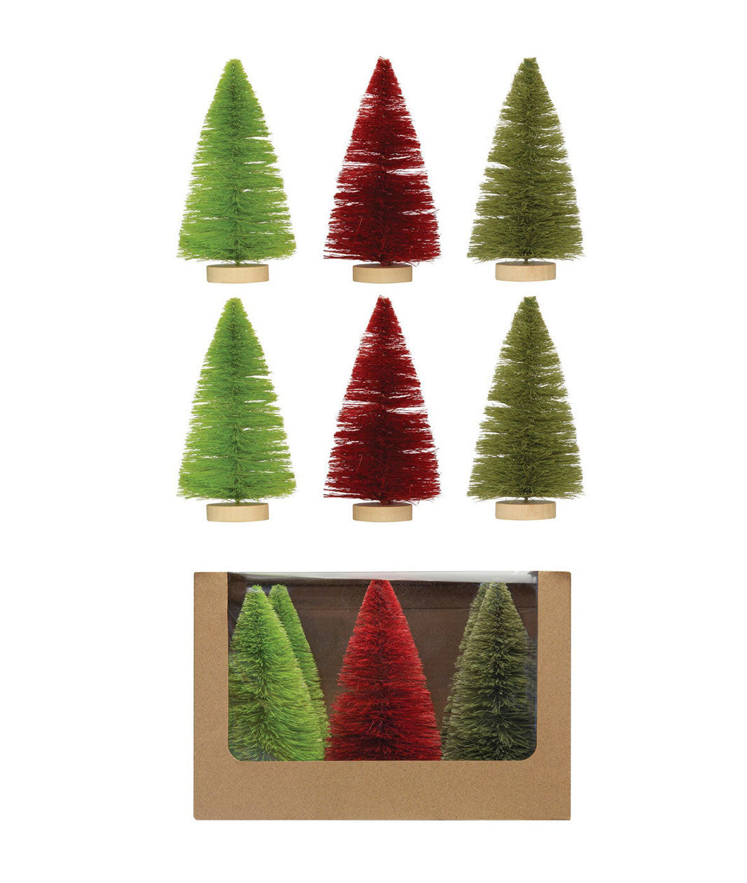 Bottle Brush Tree Set