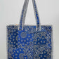 Quilted Paisley LOVE Tote Bag