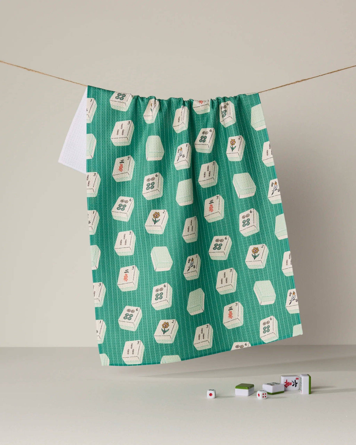 Geometry Tile Flow Tea Towel