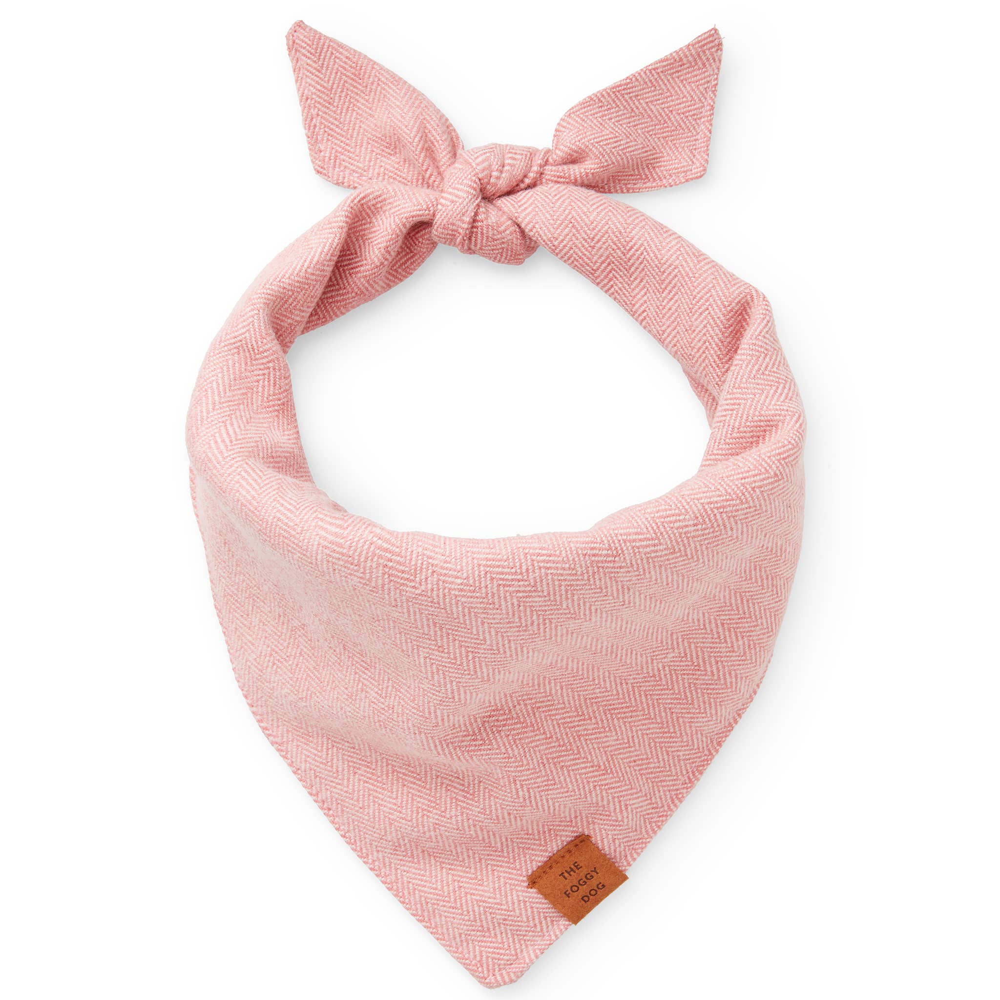 The Foggy Dog Pink Flannel Bandana