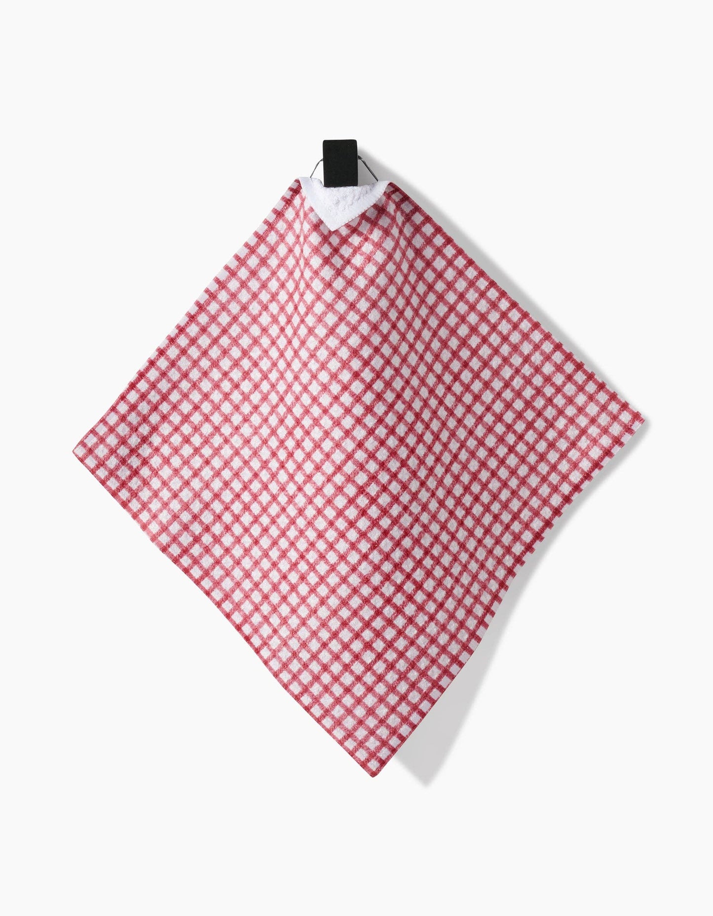 Geometry Fireside Plaid Red Discloth Set