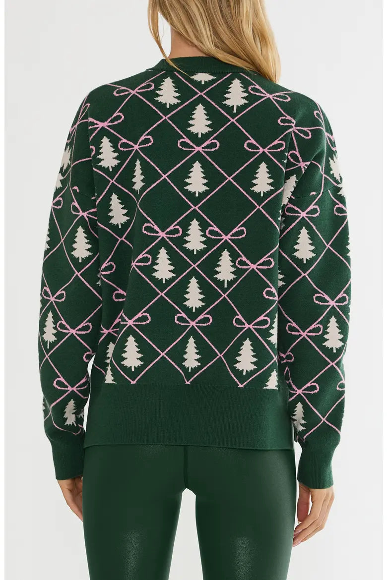 Beach Riot Callie Sweater Argyle Sweater