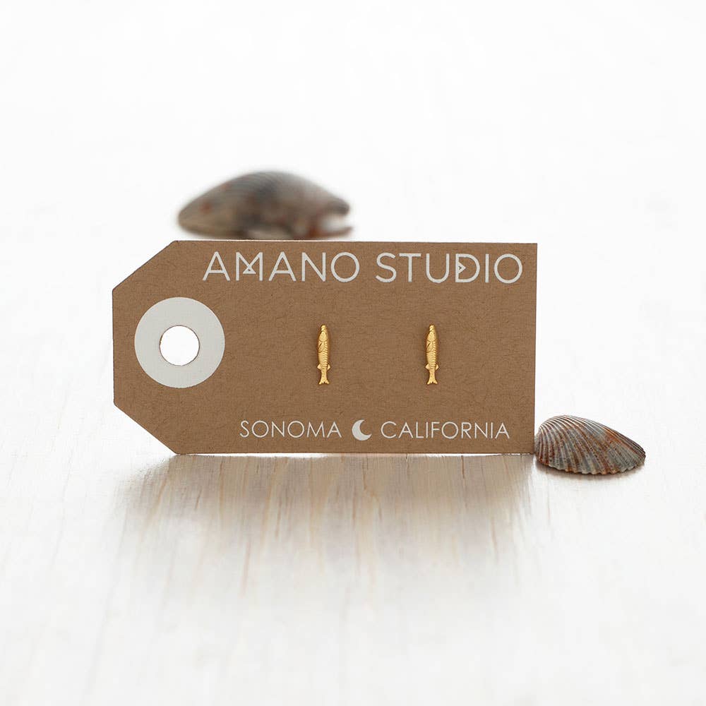 Teeny Fish Studs