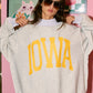 Iowa Mock Neck Sweatshirt