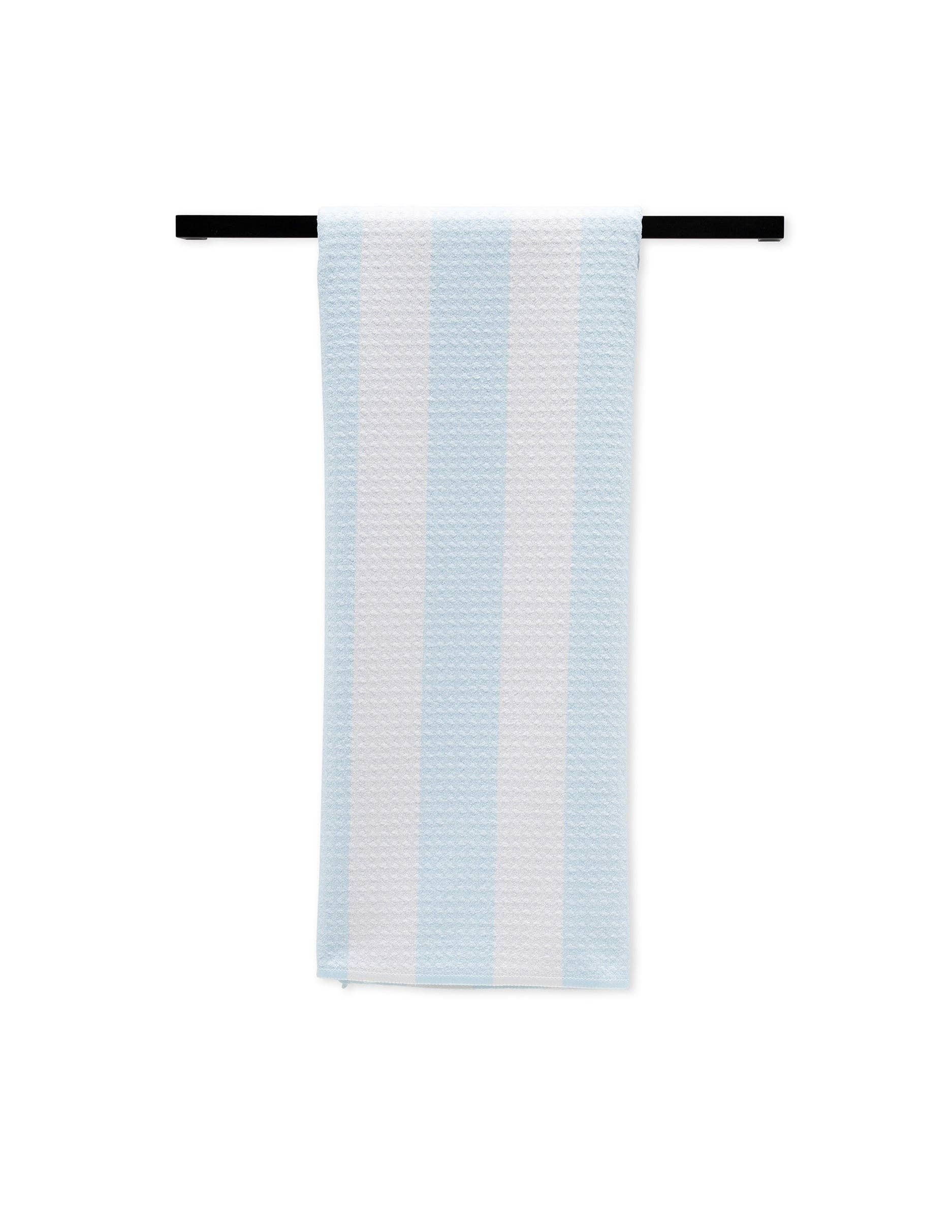 Geometry Summer Bold Blue Kitchen Tea Towel