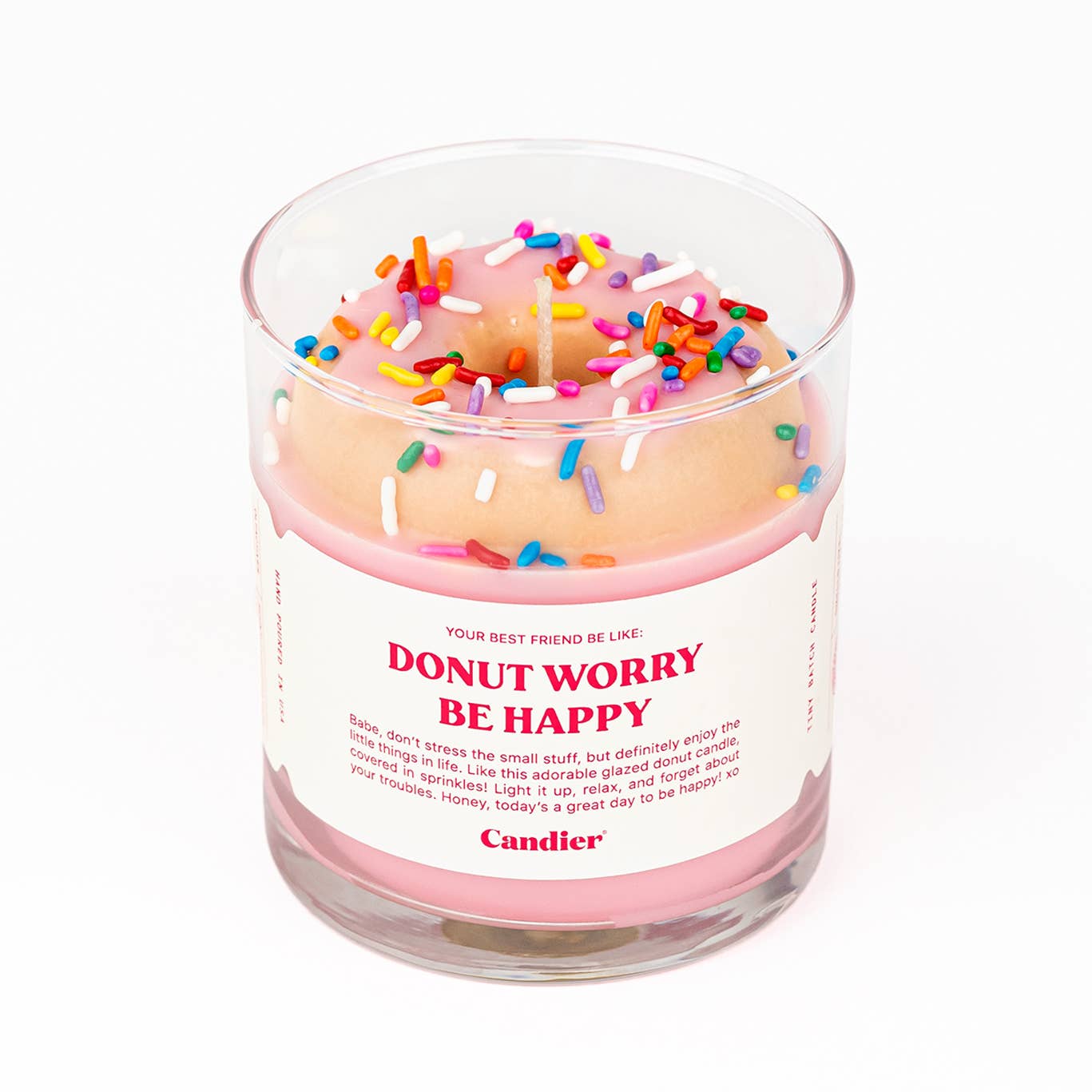 Donut Worry Candle