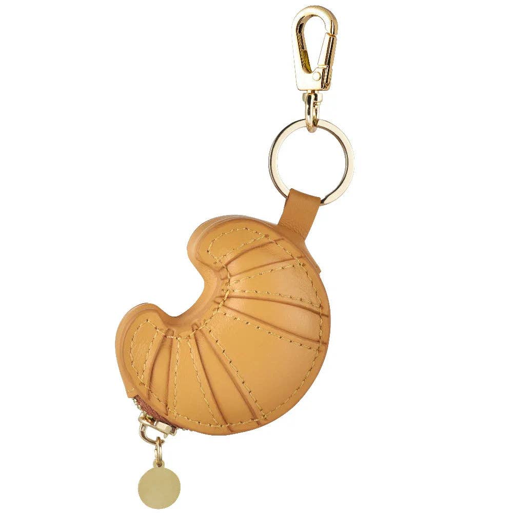 Croissant Airtag Bag Charm