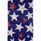 Geometry Shadowed Stars Tea Towel