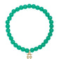 Small Glass Bead Stretch Bracelet
