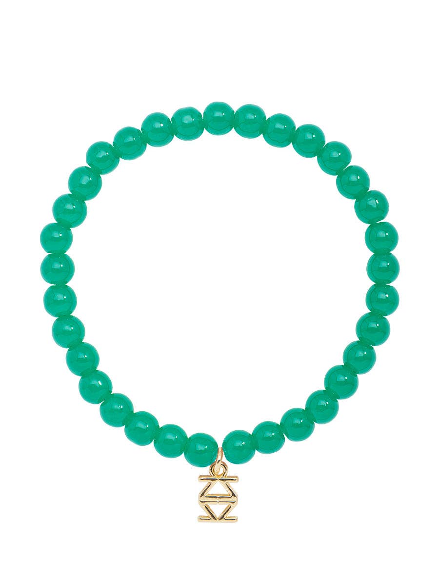 Small Glass Bead Stretch Bracelet