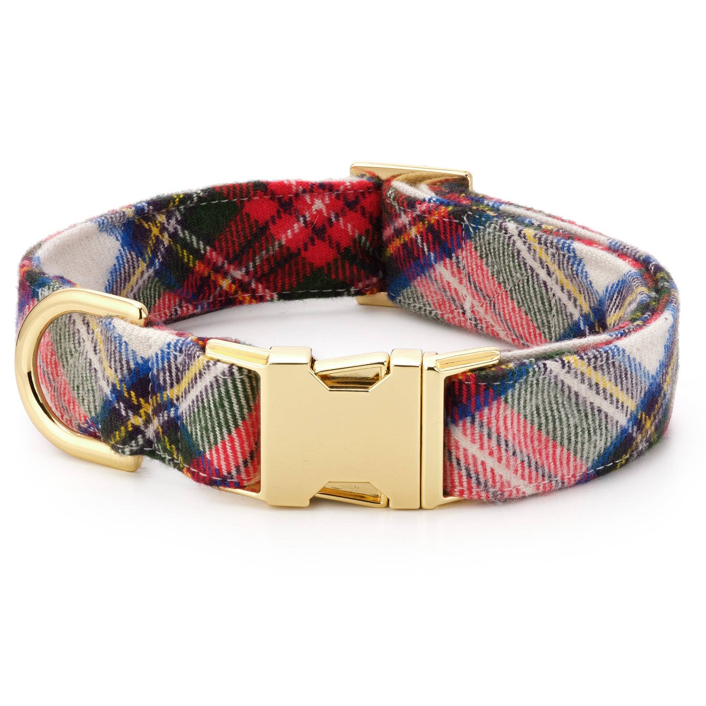 Regent Plaid Flannel Holiday Dog Collar