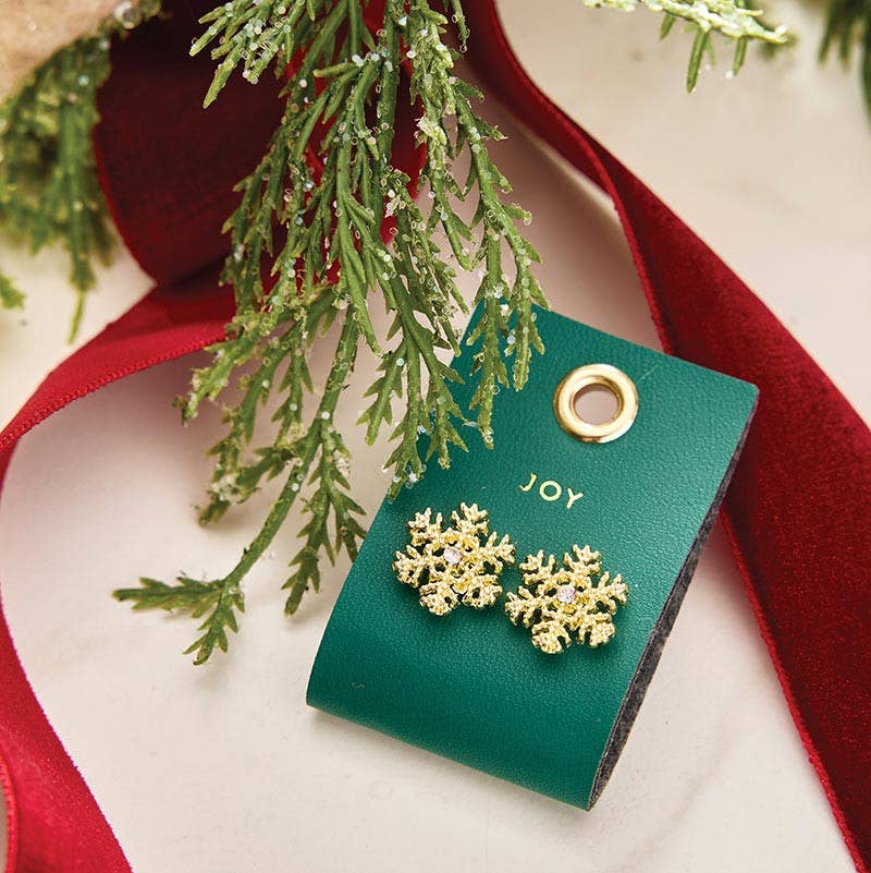 Joy Holiday Stud Love Earrings
