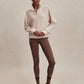 Sian Cropped Half-Zip Sweat