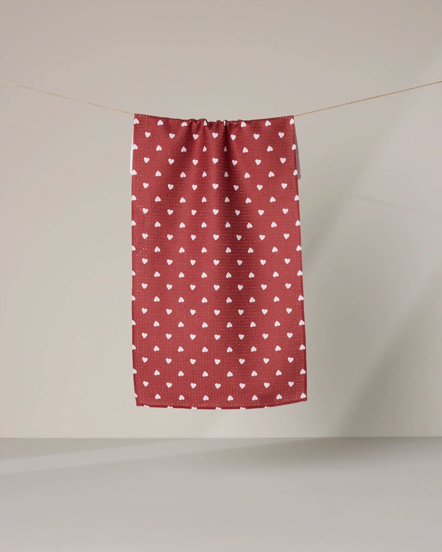 Geometry Mini Heart Bar Towel
