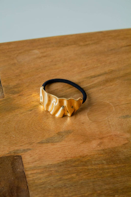 Gold Ponytail Cuff