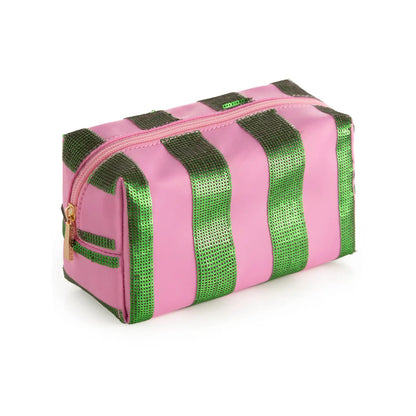 Cara Stripe Zip Pouch